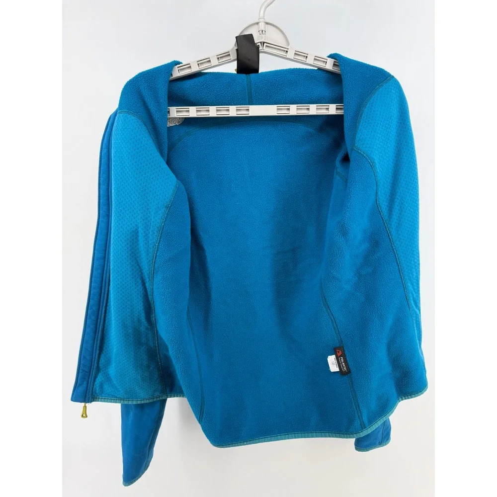 The North Face Summit Series Polartec Fleece Jacket Women's Blue Full Zip Size S